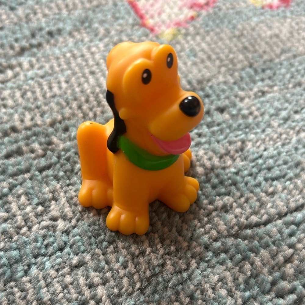 Fisher Price Little People Disney Pluto Toy 2014 Mattel 2.25 '' Figure Dog